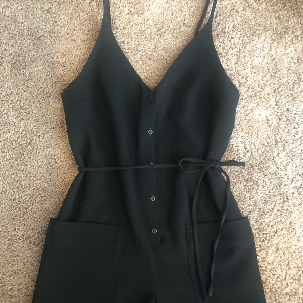 Topshop black romper US size 2